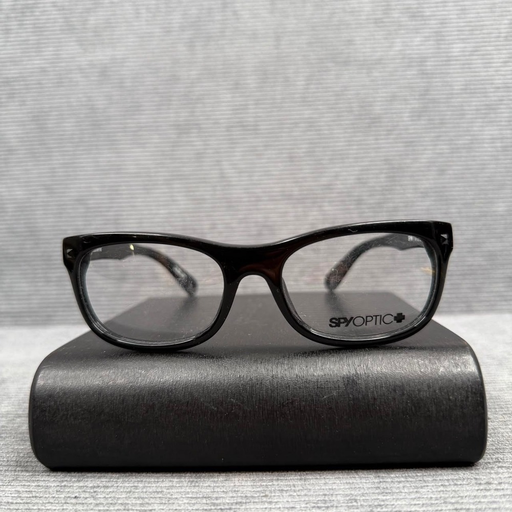 Spy Optic Molly Black Y2k Eyeglasses Frames 52-18-145 Rectangular G10